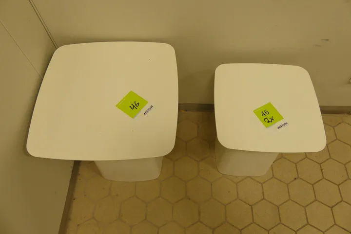 2x Vitra. - Beistelltisch Modell: Metall Side Table (Ronan & Erwan Bouroullec)